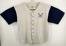 VTG 90s Team IBM Baseball Jersey Size XL Cotton Made in USA
