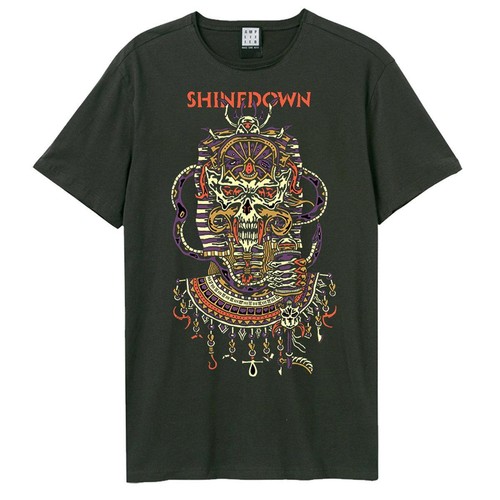T-shirt Amplified - Coupe Ample, 100% Coton, Imprimé Graphique Et Logo - Manches Courtes, Col Ras-du-cou - Pour Un Look Décontracté Et Confortable