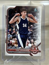  Chet Holmgren rookie 2022 1st Bowman U #38 Oklahoma City Thunder NBA RC Zags