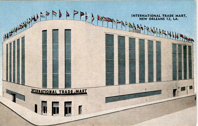 INTERNATIONAL TRADE MART, NEW ORLEANS, LA, E. C. Kropp Co., Postcard