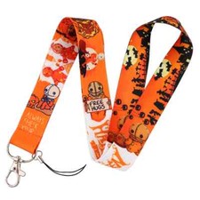 Sam Horror Movie Trick r Treat Halloween Orange ID Badge Holder Lanyard