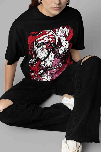 Demon Slayer Shirt Tanjiro Tshirt Nezuko T-Shirt Muzan Doma Tee Inosuke Zenitsu - Bild 2 von 6