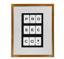 Prosecco Framed Print 40x50cm Wall Art Framed Arthouse