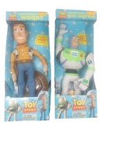 Thinkway Disney Pixar Toy Story Adventure Buddy Buzz Lightyear Woody 17 1/2" Lot
