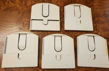 Lot of 5 Fellowes Plastic 3.5  Floppy Disk Individual Storage Cases