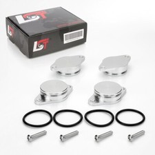 4x Drallklappe Set 32mm Aluminium mit O-Ring Ansaugbrücke für BMW X5 E53 E70