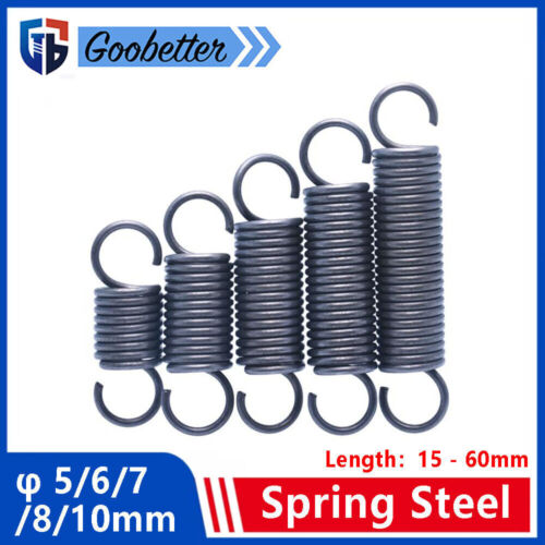 Wire Diamete Hook Extension 0.6mm 0.7mm 0.8mm Tension Spring Steel Various Size - Picture 2 of 11