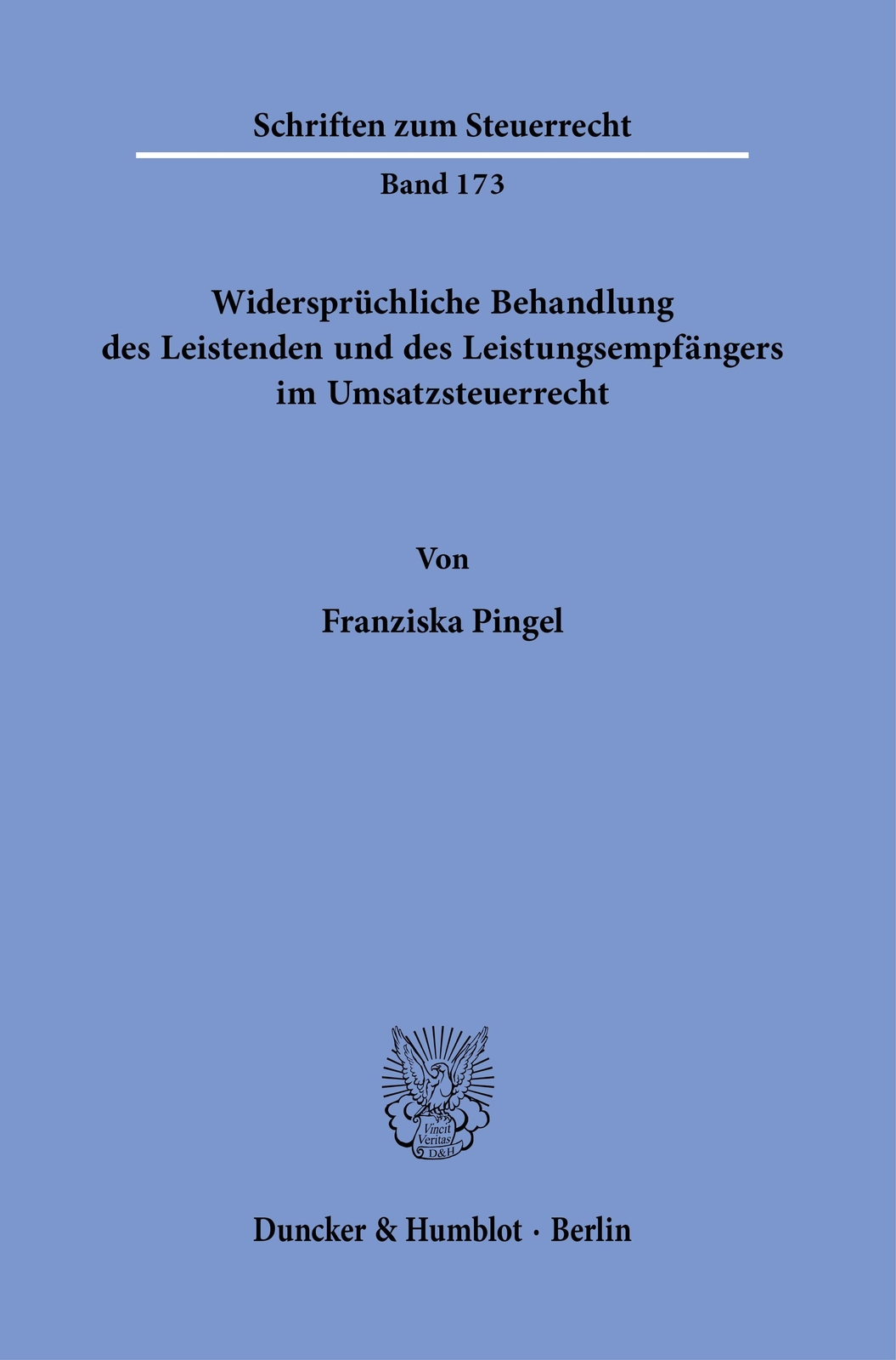 Franziska Pingel | Widersprüchliche Behandlung Des Leistenden Und