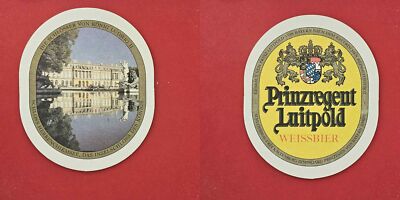 Prinzregent Luitpold Island Castle Brewery Beer Mat Coaster Beermat