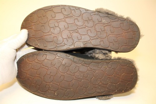 UGG Scuffette II Slippers Womens Size 12 43 Suede Shearling Flat Shoes 1106872 - Picture 21 of 24