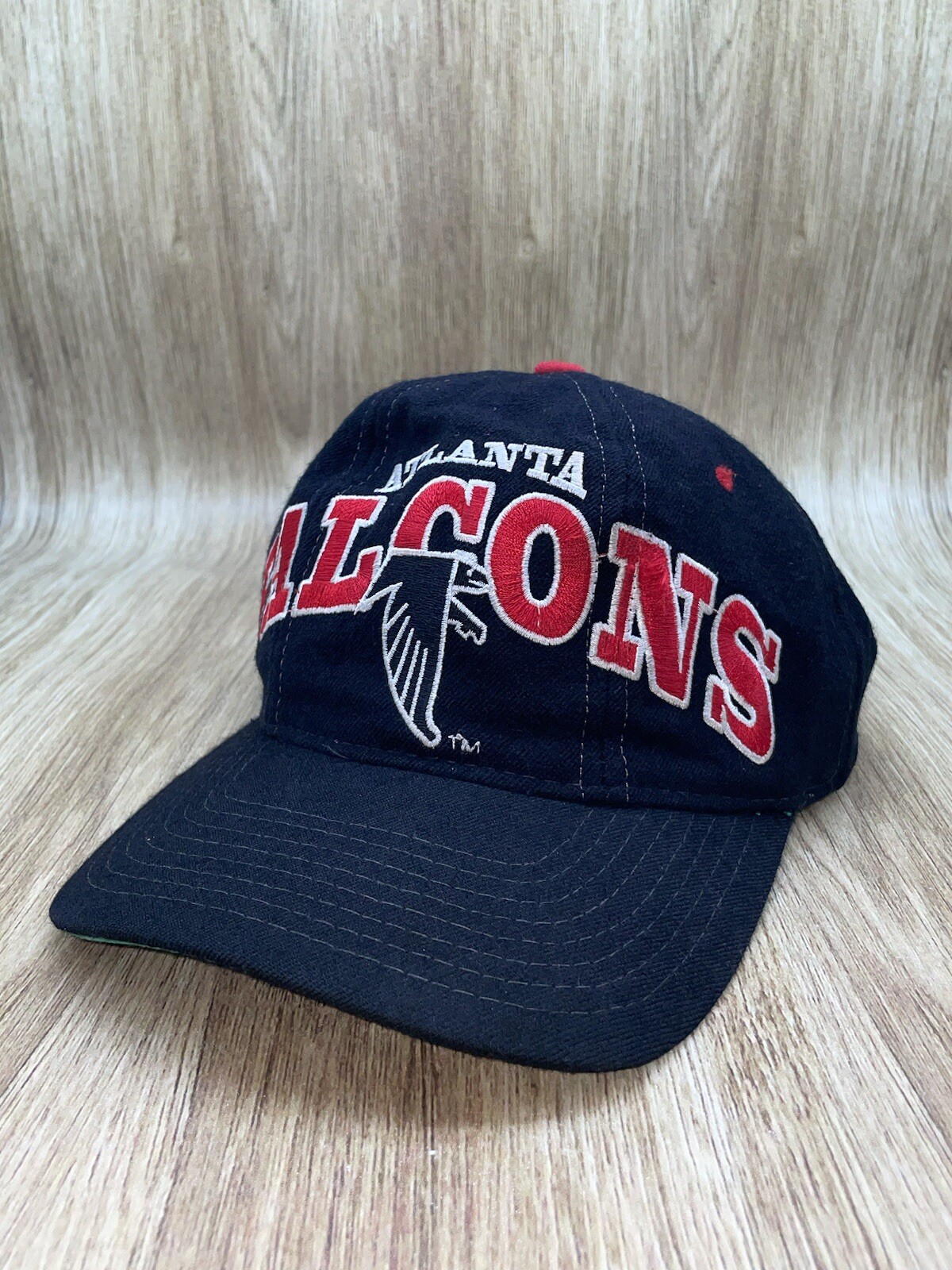 Vintage Atlanta Falcons Starter 100% Wool Trim power Construction SnapBack Hat