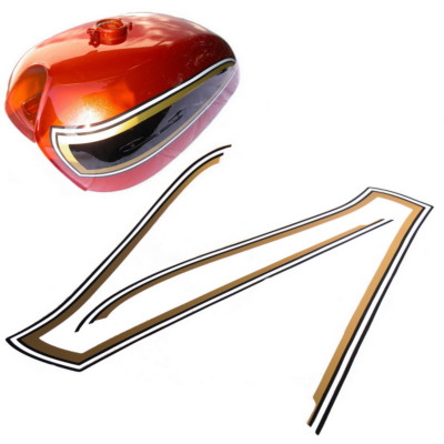 Honda CB 750 Four K6 Dekor Zierstreifen Tankdekor Dekor Tank Stripes Decals