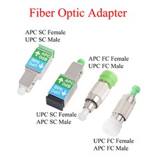 1/2/5PCS Fiber Adapter APC/UPC SC FC Male to Female 0dB Single-mode1200nm-1600nm