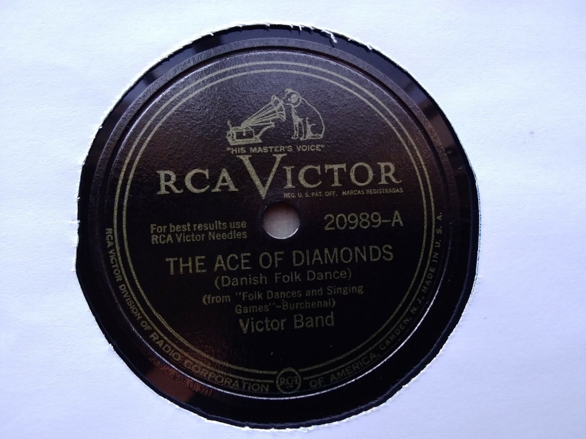 Victor Band 78rpm Single 10-inch RCA Victor Records #20989 The Ace