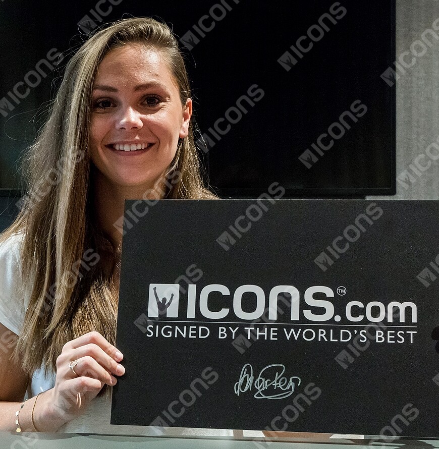 Lieke Martens Signed Photo In Black Wooden Frame: UEFA Women's Player of the Yea