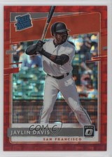 2020 Donruss Optic Rated Rookies FOTL Red Pandora Prizm 47/79 Jaylin Davis 0nr3