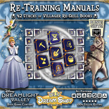 🌎 Disney Dreamlight Valley 💎 42 Stacks of Re-Training Manuals 💎+Extra Items🌎