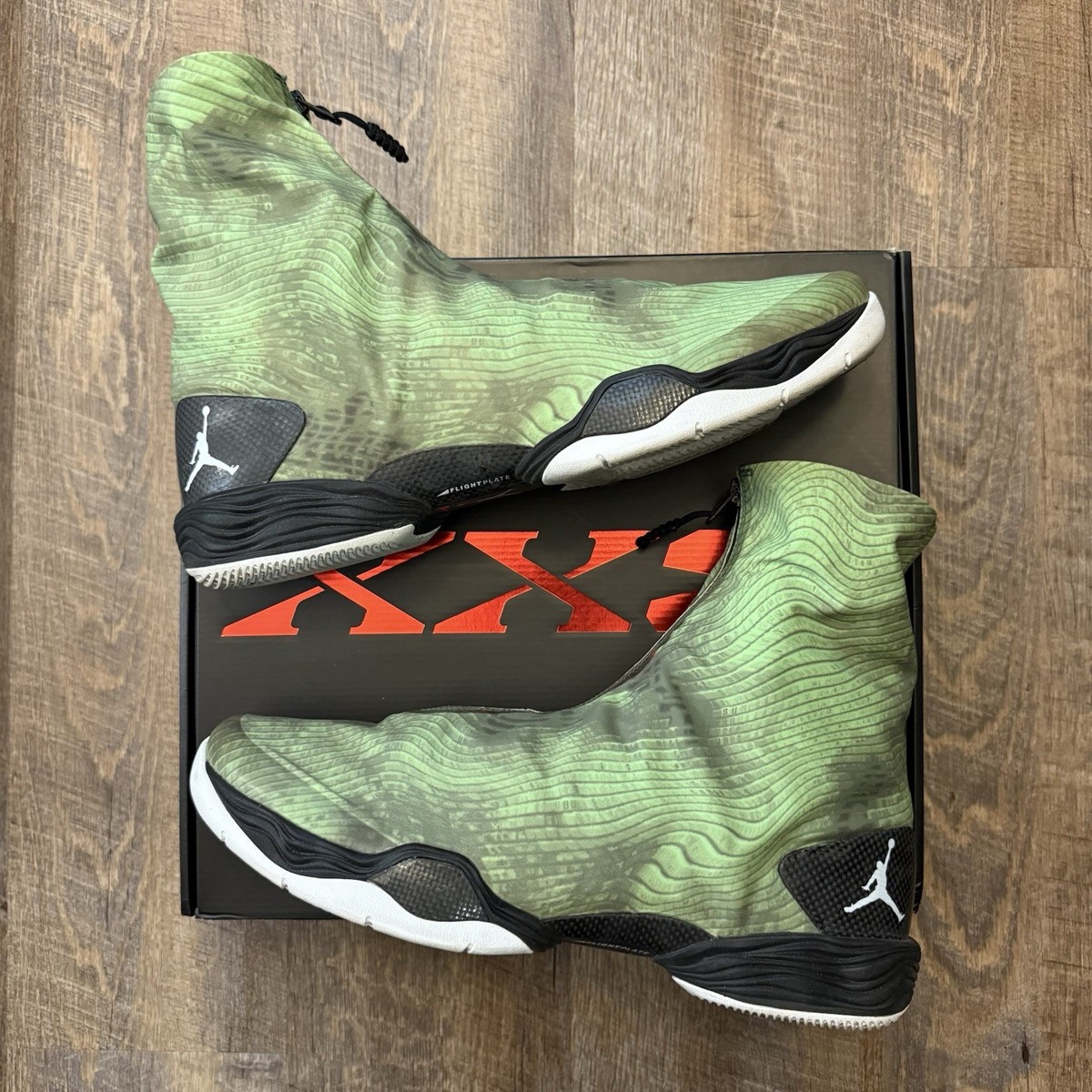 NIKE/ナイキ AIR JORDAN XX8/28 SE MULTI CAMO Nike Air Jordan 28 XX8 Color Pack Green Camo Size 14 Sneakers w