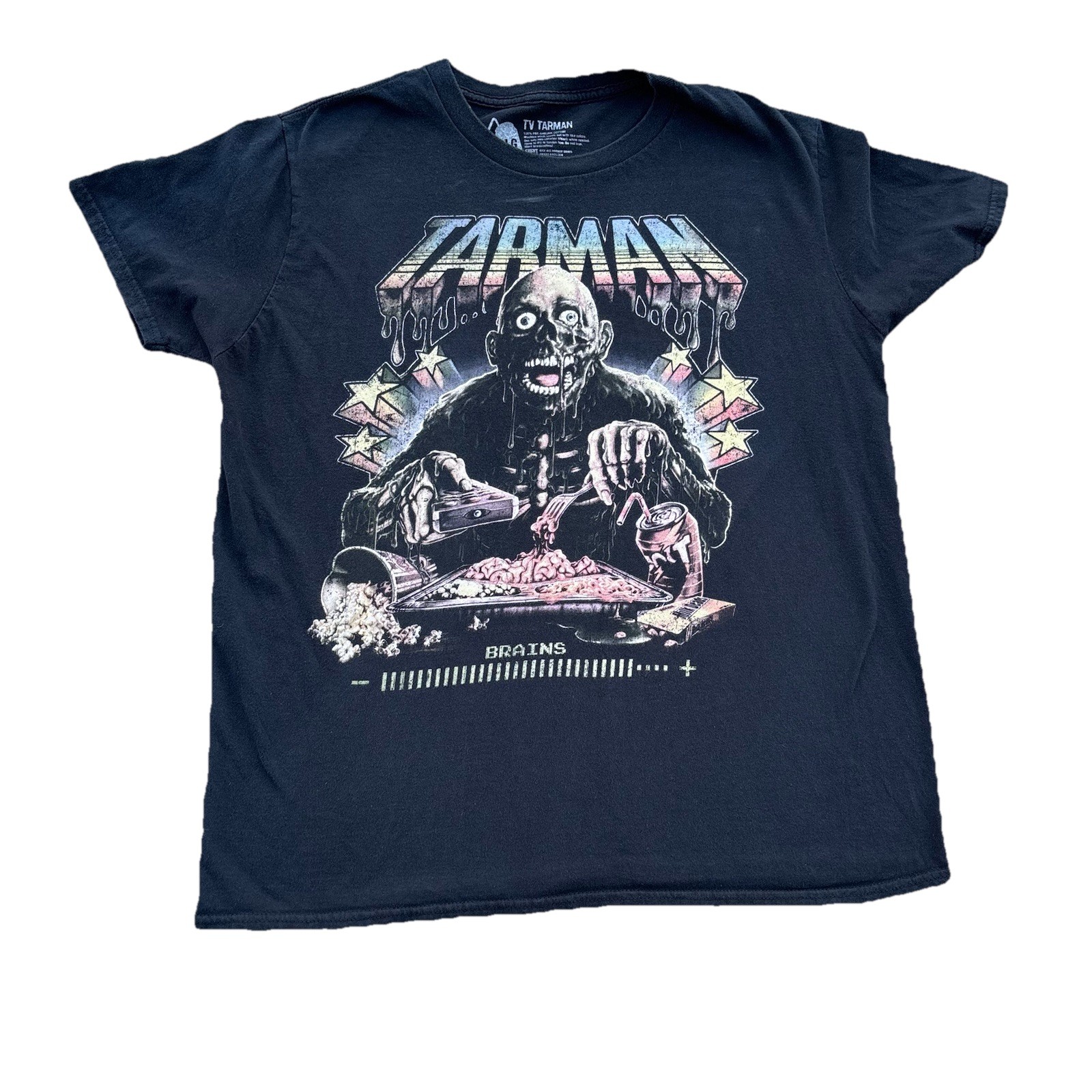 Fright Rags TV Tarman Return of the Living Dead Zombie Horror Shirt Mens Large