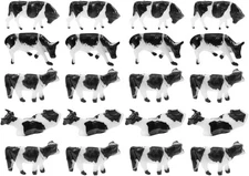 Toyvian Dairy Cow Kids Toys Plants Decor 20 PCS Mini Cattle Plastic Cow... 
