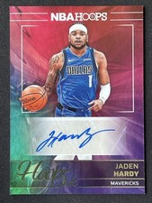 Jaden Hardy 2024-25 Panini Hoops Hoops Ink Auto #HI-JHM -10A