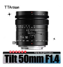 TTArtisan Vollformat-Neigungsobjektiv 50mm F1.4 Objektiv Manueller Fokus-Nikon Z
