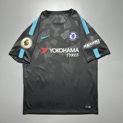 CHELSEA NIKE 2017/2018 FOOTBALL THIRD JERSEY #10 EDEN HAZARD SIZE