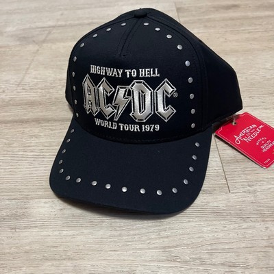 AC/DC Highway to Hell Hat Studded Baseball Cap World Tour American Needle