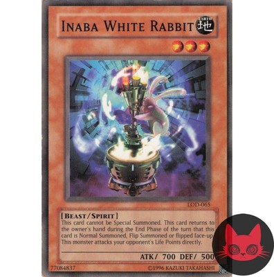 Yugioh Inaba White Rabbit LOD-065 Common LP