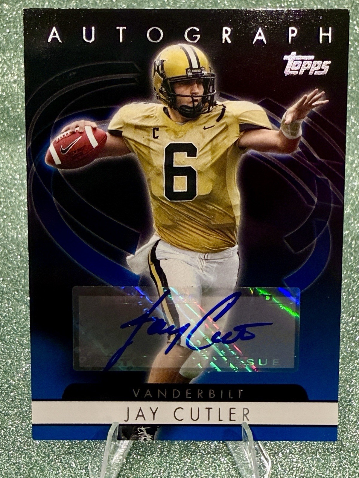 Jay Cutler Topps Certified Autograph #TJC Certified Autograph