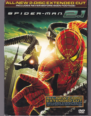 SPIDER-MAN 2.1 (2007 DVD 2 Disc Set) with Slipcover {R3}