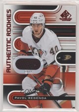2022-23 Upper Deck SP Game Used Authentic Rookies Red Jersey Pavol Regenda 04vd