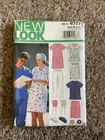 New Look SEWING PATTERN 6777 Unisex MEDICAL SCRUBS Top Pants Size 34-48 UNCUT