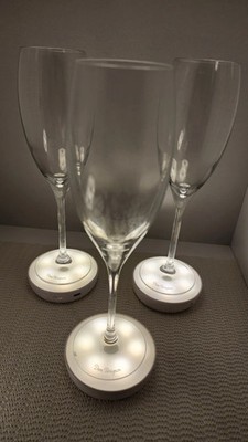 Assorted wine glasses, Lot of 10, Riedel, Dom Perignon, etc