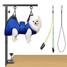 Foldable Dog Grooming Table Arm   Adjustable 28"-41" Clamp Arm with Hammock, ...