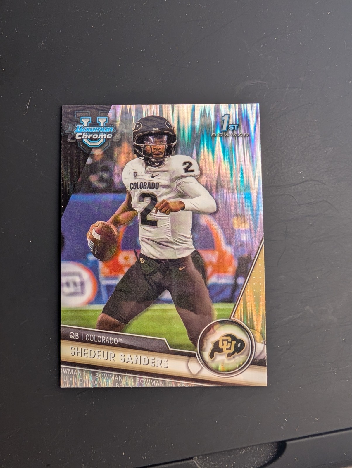 Shedeur Sanders Surge 2023 Bowman Chrome U University Cleveland Browns NFL 1st