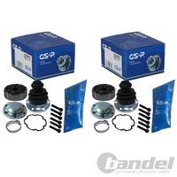 2X GSP Antriebswellengelenk Satz Getriebeseitig Radseitig Passend FüR Audi A3 A4