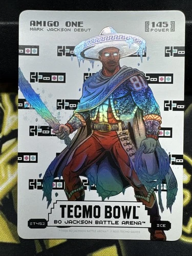 2026 Bo Jackson Battle Arena Tecmo Bowl Amigo One Ice Sore Thumb ST452