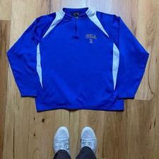 Ucla Bruins Holloway Men S Blue Quarter Zip Pullover Uni Sweatshirt Size Xl