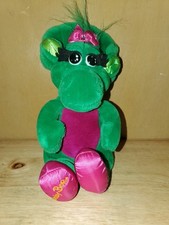 Baby Bop Green Dino Barney Dinosaur Lyons Plush Stuffed Animal Vintage 1992