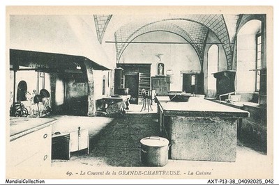 AXTP13-1056-38 - Le convent de la GRANDE-CHARTREUSE - La cuisine
