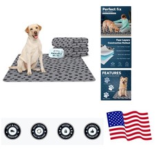 Washable Pee Pads for Dogs, 2 Pack Large 36"x41" Super Absorbent Dog Training...