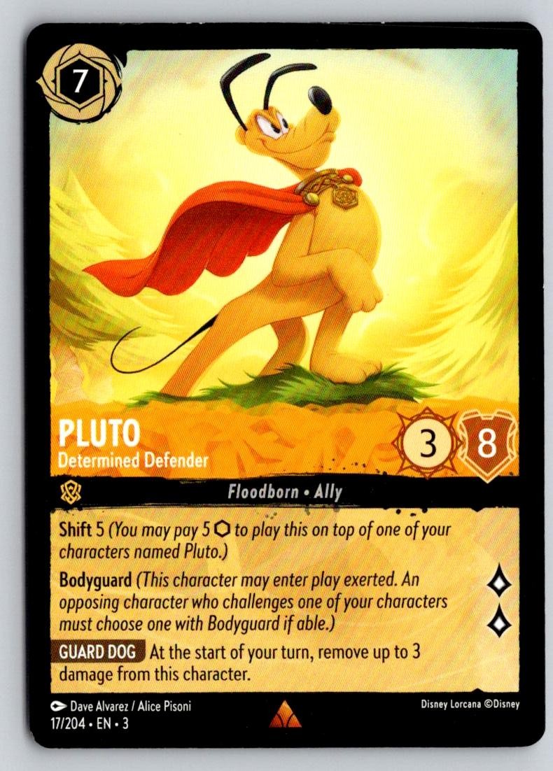 Pluto - Determined Defender 17/204 Into the Inklands R NM (B) - 6754
