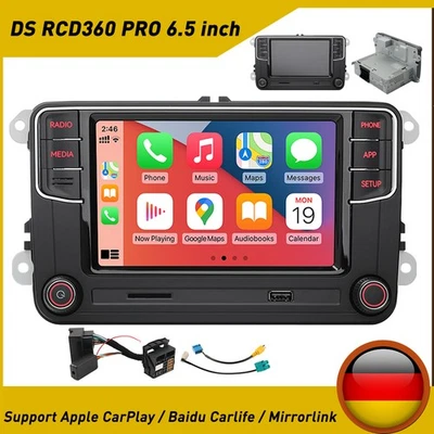 DS RCD360 RCD330 German Autoradio Stereo Carplay für After 2010 VW Golf Passat - Bild 1 von 4
