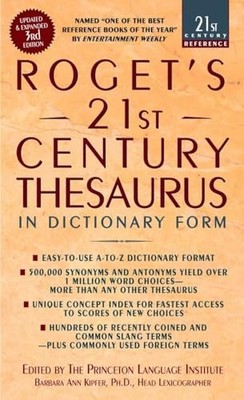 Roget's 21st Century Thesaurus, Third Edition (, Kipfer, Kipfer,=#
