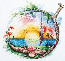 Cross Stitch "Sunny paradise" Tapestry Embroidery Kit