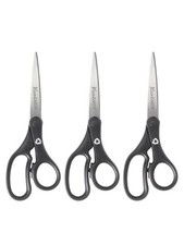 Westcott 15585 Kleenearth Scissors 8" Black Stainless Steel