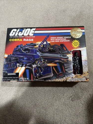 GI JOE ~ 1997 COBRA RAGE & ALLEY VIPER ~ EXCELLENT MISB MIB SEALED NEW SET