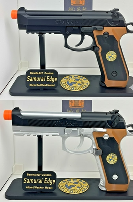 Beretta 92F Samurai Edge Resident Evil Moving Slide & Trigger 1:1