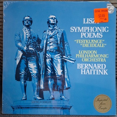 *SEALED Liszt Symphonic Poems - Bernard Haitink | Philips 6500 191